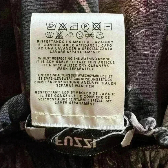 FUZZI Whimsigoth Fairy Feminine Velvet Floral Trim Tie Neck Flare Tulle Mesh M - Picture 14 of 15